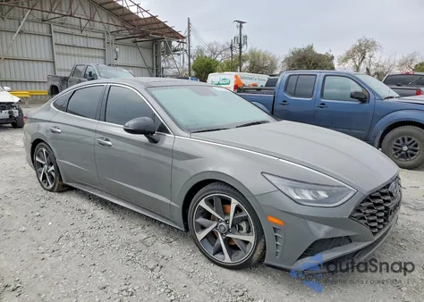 2022 Hyundai Sonata Sel Plus z USA, uszkodzony, nr VIN KMHL44J26NA242099